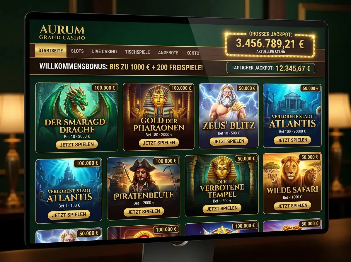 Asino — Spielsaal und Angebot
